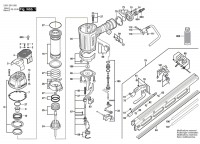 Bosch 3 601 D91 000 Gsn 90-21 Rk Pneumatic Nailgun 230 V / Eu Spare Parts